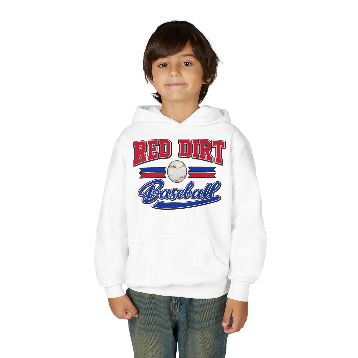 Youth Red Dirt Baseball Double Banner Sweatshirt