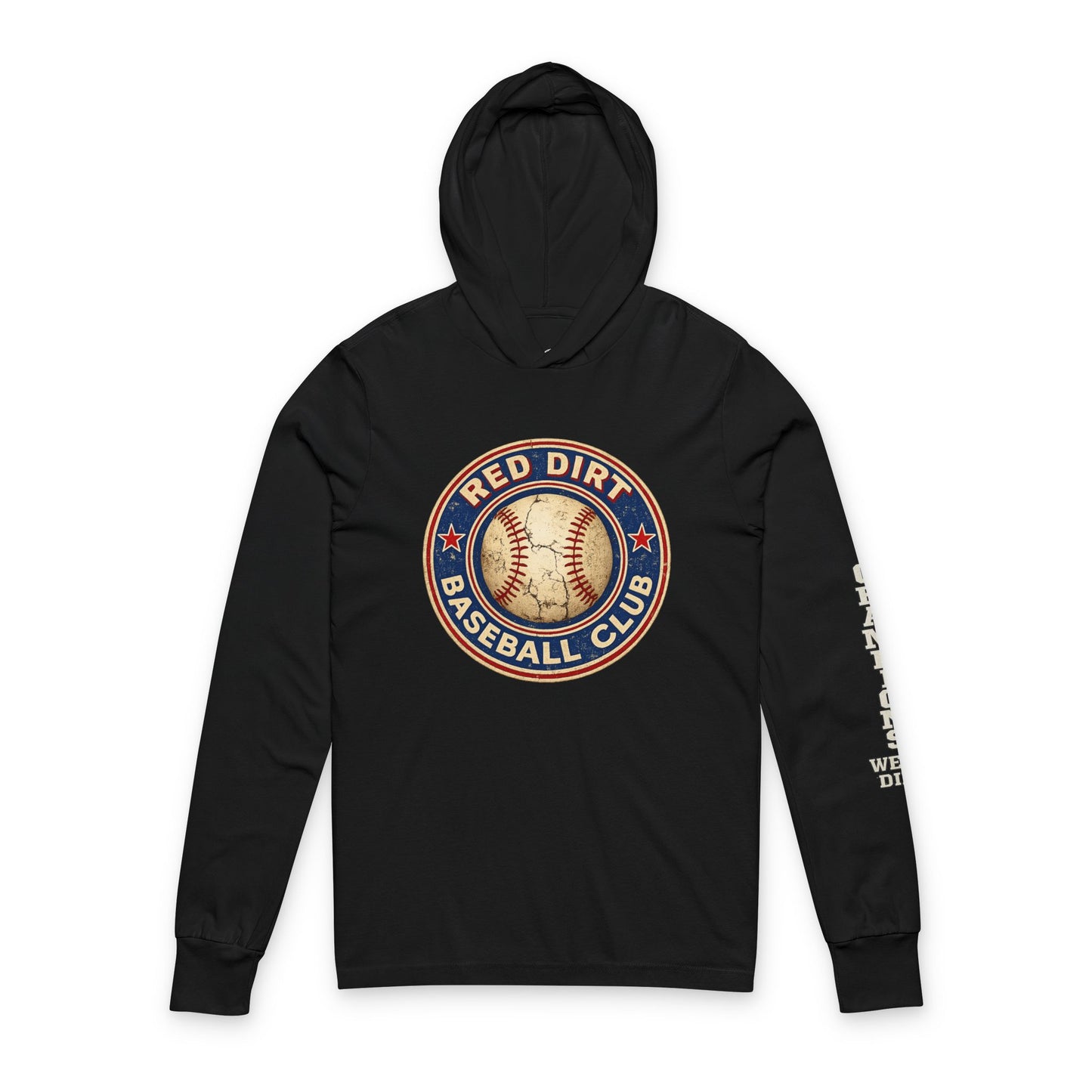 Red Dirt Baseball Club Hooded Long Sleeve Tee