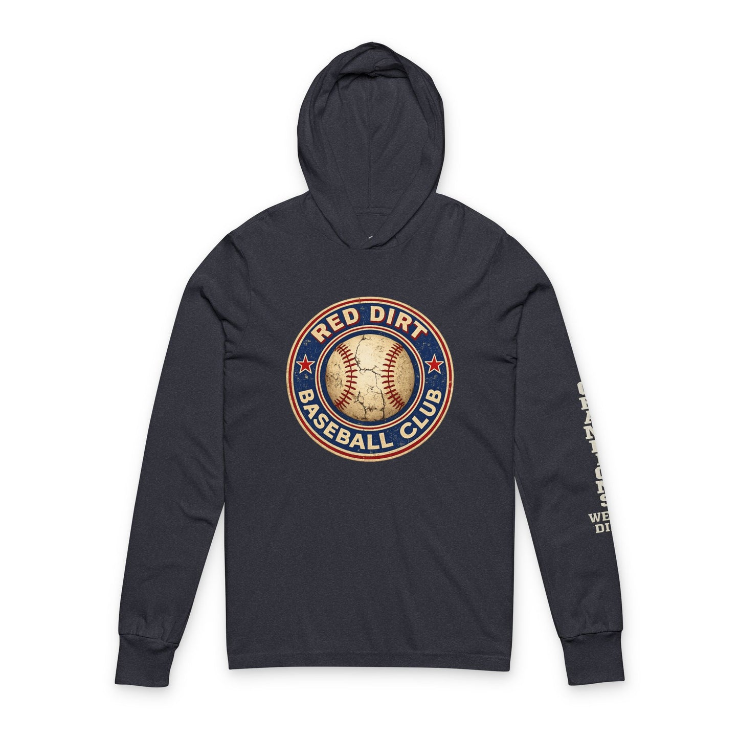 Red Dirt Baseball Club Hooded Long Sleeve Tee