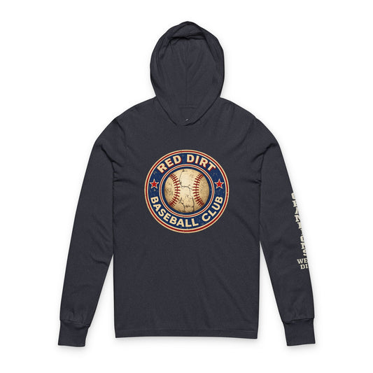 Red Dirt Baseball Club Hooded Long Sleeve Tee