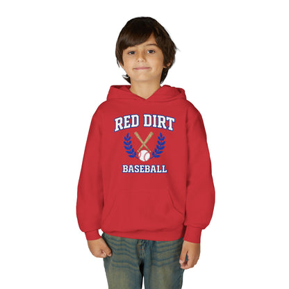 Youth Red Dirt Baseball Crest Hoodie