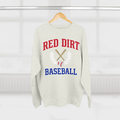 Red Dirt Baseball Crest Crewneck Sweatshirt