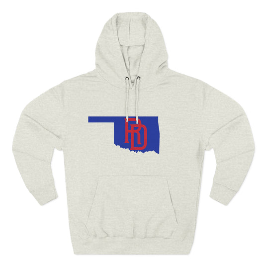 Red Dirt State Logo Baseball Hoodie