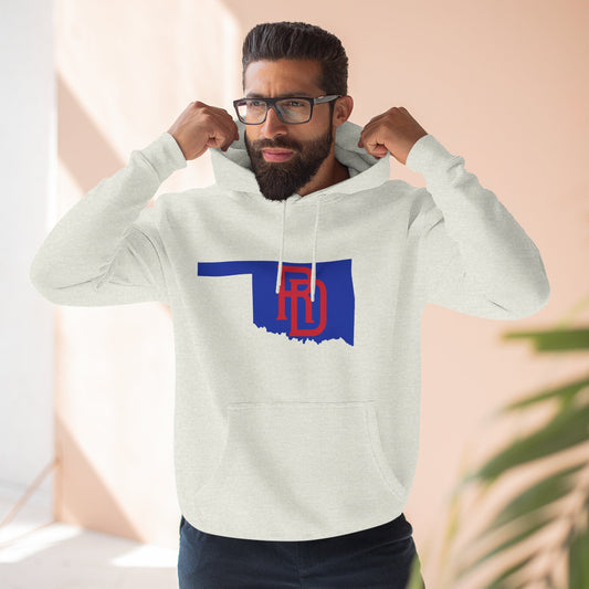 Red Dirt State Logo Baseball Hoodie