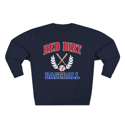 Red Dirt Baseball Crest Crewneck Sweatshirt