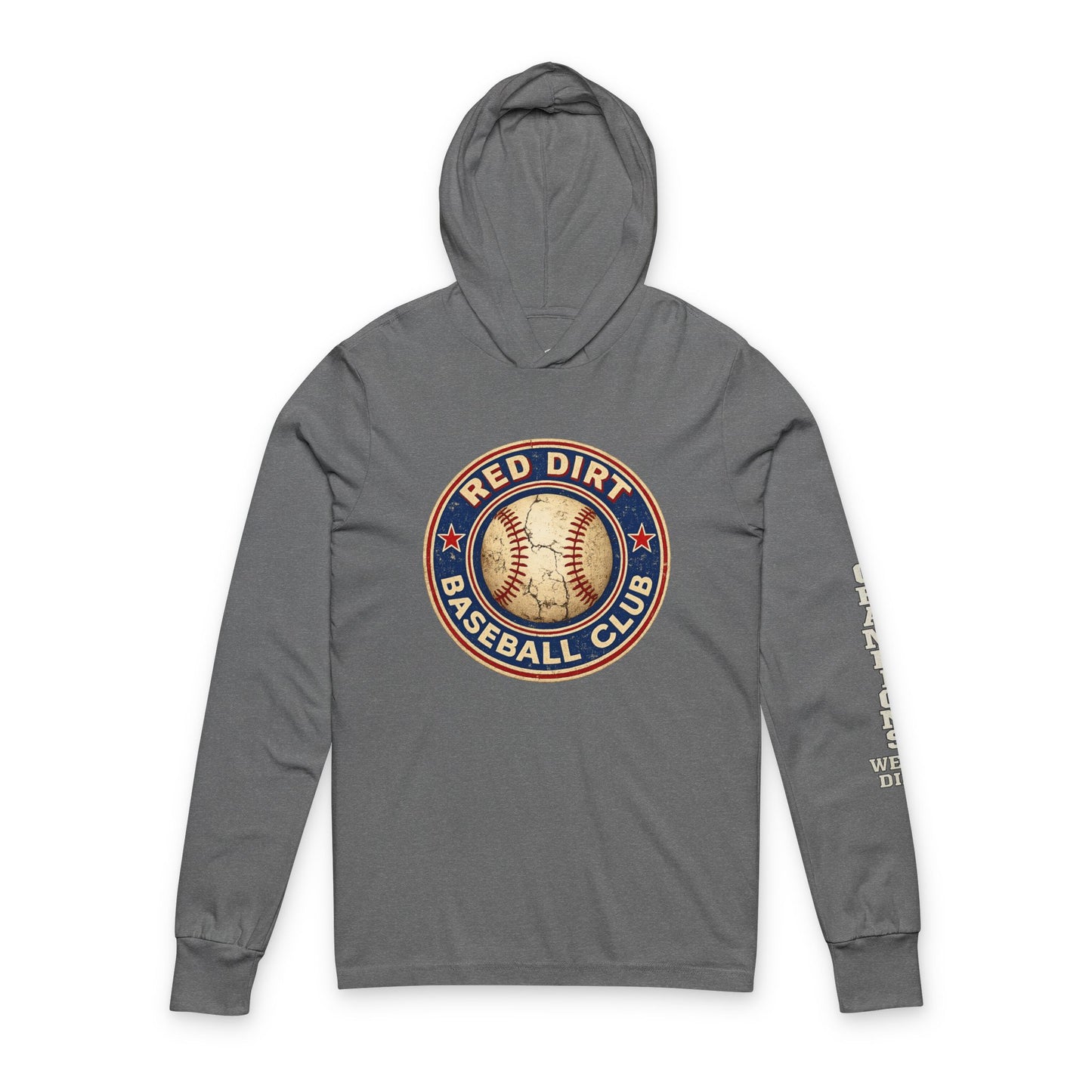 Red Dirt Baseball Club Hooded Long Sleeve Tee