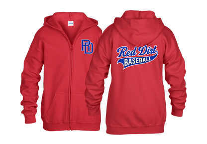 Youth Red Dirt Banner Full-Zip Hoodie