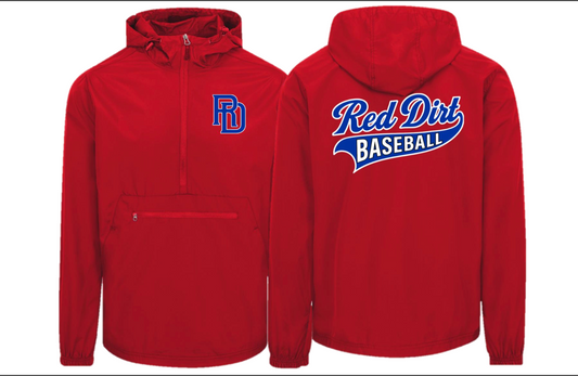Red Dirt Banner Packable Anorak Jacket